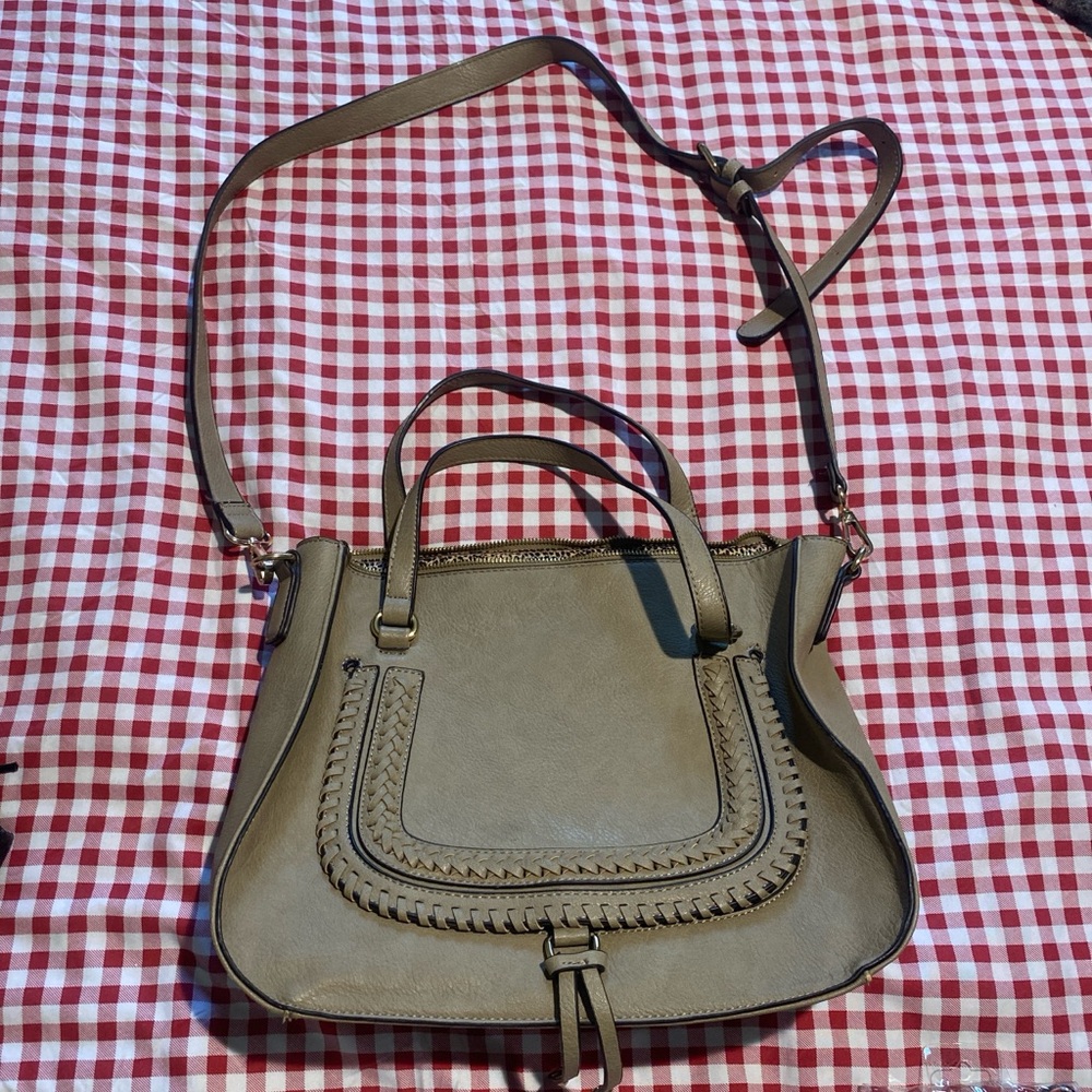 Sole Society Taupe Shoulder Bag